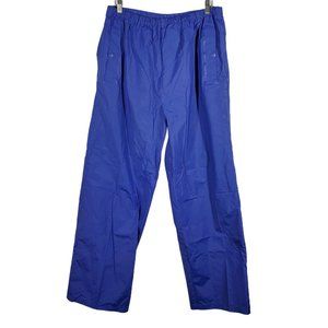 Helly Hansen Rain/Snow Pants Violet Blue Waterproof PVC Nylon Gorpcore Top-Layer